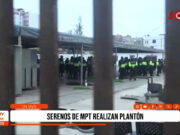 Trujillo: serenos de la MPT realizan plantón