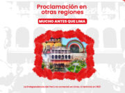 Proclamación en otras regiones: previamente a Lima