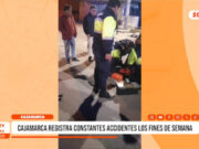 Cajamarca: ciudad registra constantes accidentes los fines de semana