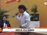 Ander deslumbra con canto en Feliz Domingo