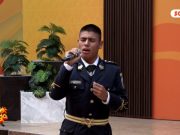 Cadete del Colegio Militar Ramón Castilla cautivó en Feliz Domingo