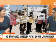 Trujillo: no hay cuando arreglen pistas en Urb. Rinconada