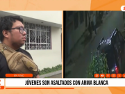 Trujillo: jóvenes son asaltados con arma blanca