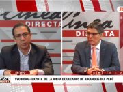Expresidente de la Junta de Decanos de los Colegios de Abogados del Perú, Yvo Hora Ordinola: “La amenaza de Dina a la justicia es un acto inconstitucional y pone en riesgo la democracia”