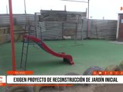 Trujillo: exigen proyecto de reconstrucción de jardín inicial