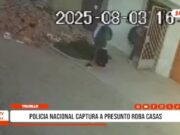 Trujillo: capturan a presunto roba casas