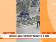 Trujillo: presunto ladrón es reducido tras intento de huida