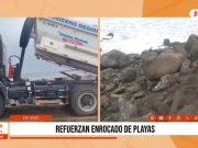 Trujillo: refuerzan enrocado de playas