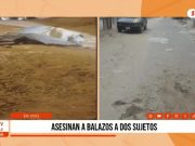 Trujillo: asesinan a balazos a dos sujetos en La Esperanza