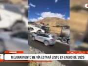 Huaraz: avance clave en asfaltado de la carretera nacional