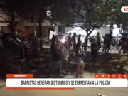 Tarapoto: Barristas desatan violencia y dejan 16 detenidos