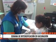 Trujillo: semana de intensificación en vacunación