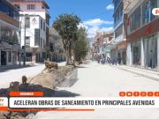 Áncash: aceleran obras de saneamiento en principales avenidas