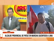 La Libertad: alcalde de Pataz en «marcha sacrificio» hacia Lima