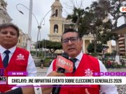 Chiclayo: JNE anuncia conferencia por elecciones 2026