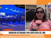 Trujillo: vecinos anuncian actividades por Santa Rosa de Lima