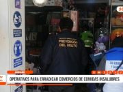 Áncash: operativos para erradicar comercios de comidas insalubres