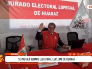 Áncash: se instaló jurado electoral especial en Huaraz