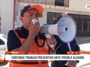 Áncash: continúa trabajo preventivo ante posible aluvión