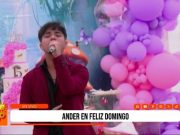 Ander emocionó en Feliz Domingo con su interpretación de “Por debajo de la mesa”