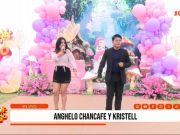 Anghelo Chancafe y Kristell brillaron en Feliz Domingo con el “Mix Dinamita”