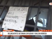 La Esperanza: delincuentes detonan explosivo y balean bodega
