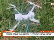 Cajamarca: vecinos alertan sobre dron con droga en exteriores del penal de Huacariz
