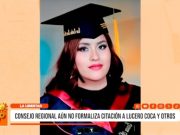 La Libertad: Consejo aún no formaliza cita a Lucero Coca