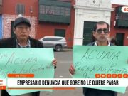 Trujillo: empresario exige pago al Gobierno Regional por maquinaria