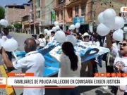 Áncash: familiares exigen justicia por muerte de policía