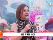 Isa Torres deslumbró vistiendo a las quinceañeras en Feliz Domingo