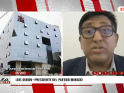 “Los actuales congresistas se tienen que ir, no sirven, no deben volver a postular” : Luis Durán, presidente del Partido Morado