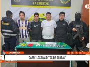 La Libertad: PNP captura a banda criminal en Chicama