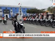 La Libertad: entregan motocicletas a PNP en medio de polémica