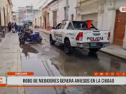 Chiclayo: robo de medidores genera aniego