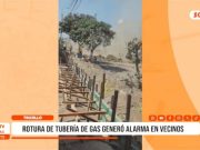 Trujillo: fuga de gas en tubería alarmó a vecinos