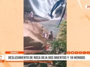 Ucayali: deslizamiento de rocas deja dos muertos