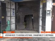 Trujillo: atentado dejó 173 viviendas afectadas, 3 inhabitables y 5 destruidas