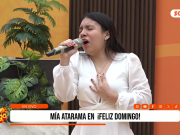 🌟 Mía Atarama emocionó en Feliz Domingo con “El Triste” de José José🎤