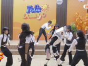 🔥 Proyecto GLLE deslumbró en Feliz Domingo con el baile de “Suzy” de Caravan💃
