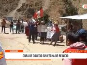 Huaraz: obra paralizada del colegio San José causa malestar