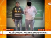 Huaraz: Policía captura a dos presuntos extorsionadores