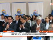 Áncash: gerente regional niega denuncias en licitación de obras