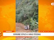 Amazonas: Derrumbe en Conila deja varias personas sepultadas