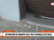 Trujillo: detonación de dinamita deja tres viviendas afectadas en El Porvenir