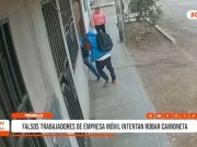 Trujillo: falsos trabajadores intentan robar camioneta
