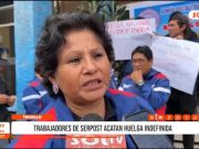 Trujillo: Trabajadores de Serpost inician huelga por sueldo digno