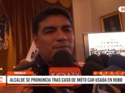 Trujillo: alcalde niega vínculo municipal en motocar usada en robo
