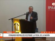 Lima: Rospigliosi responde a Fiscal por ley de amnistía
