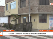 Trujillo: explosivo estalló en patio trasero de vivienda de Víctor Larco